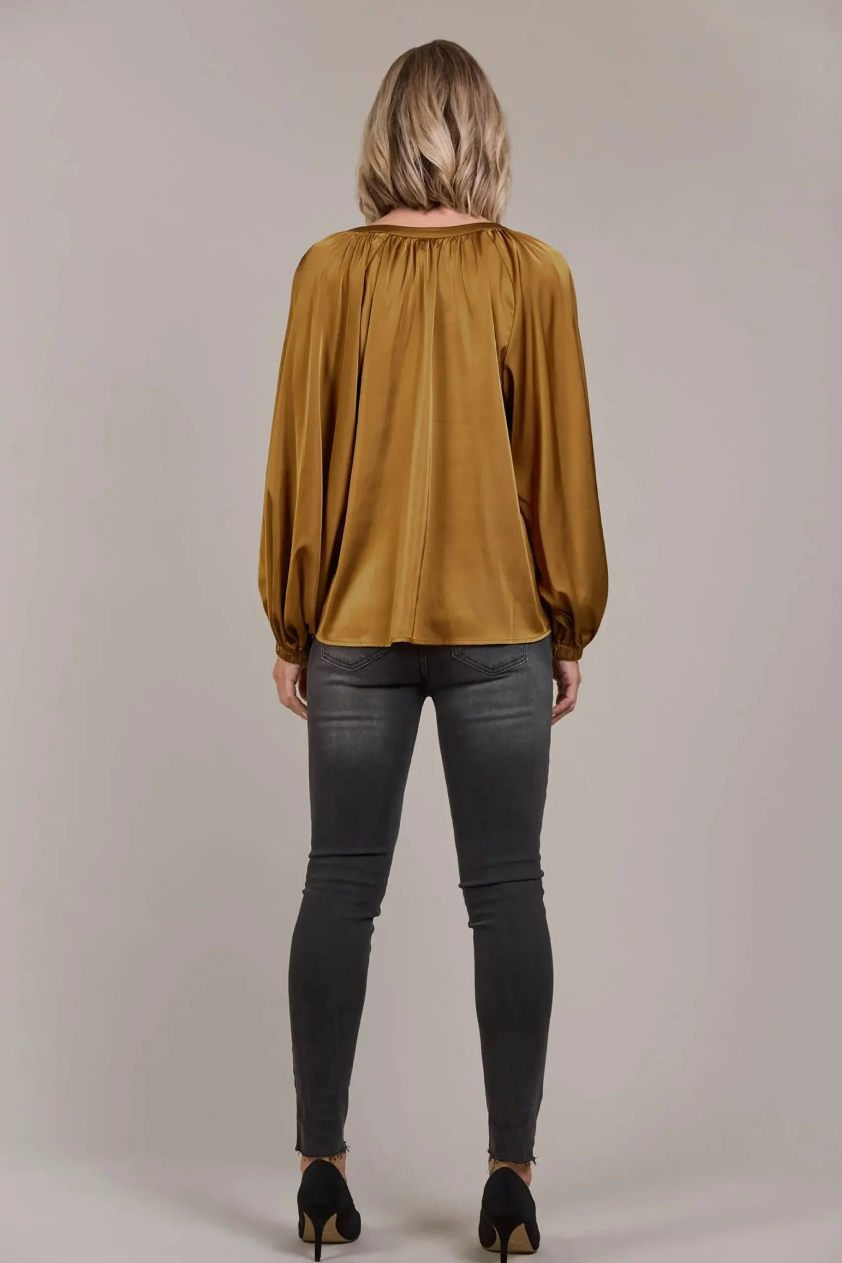 EB&IVE Ivy Blouse TOBACCO