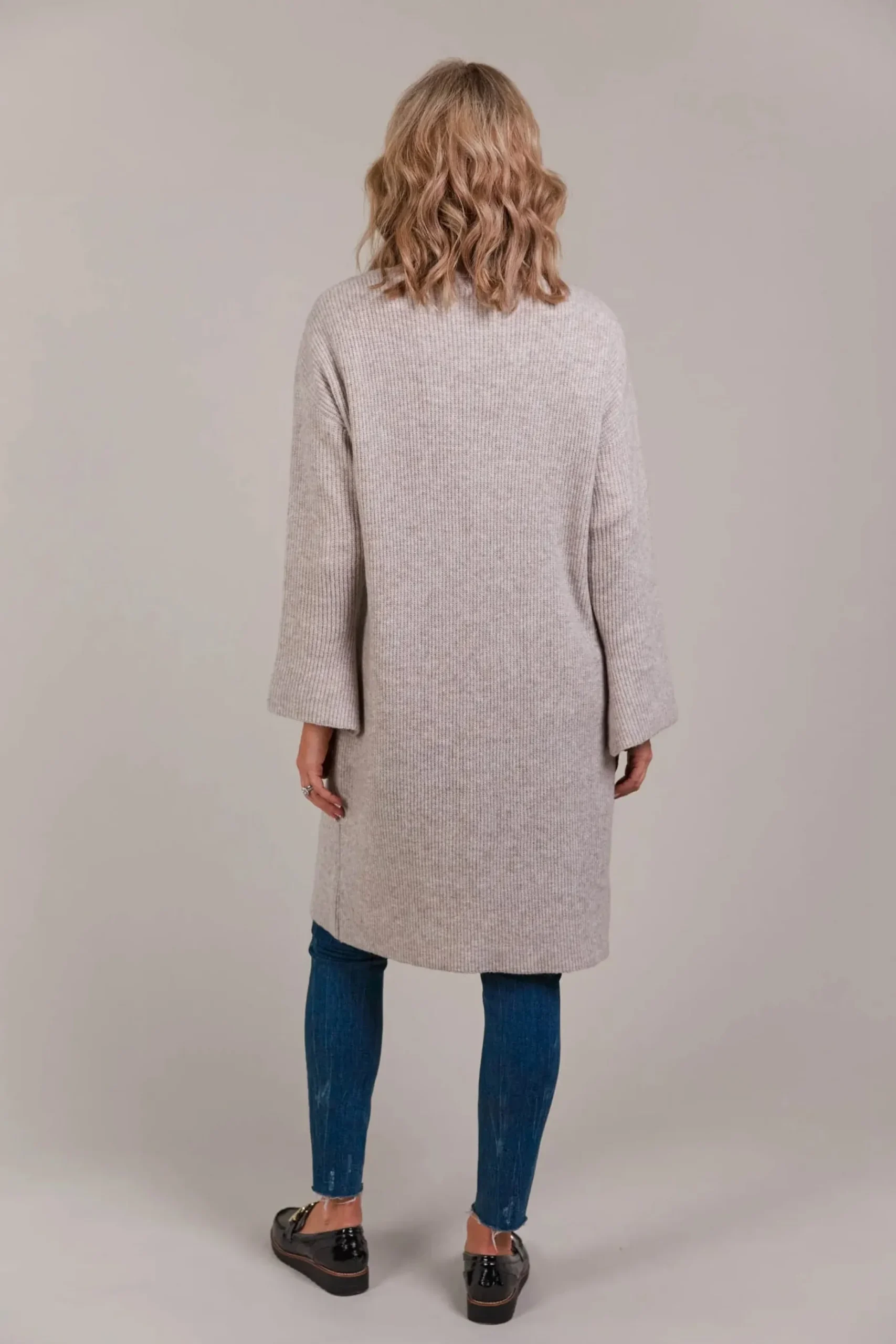 EB&IVE Merano Oversize Cardigan FLAX