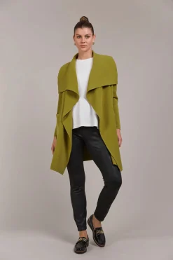 EB&IVE Palmer Relaxed Cardigan CHARTREUSE