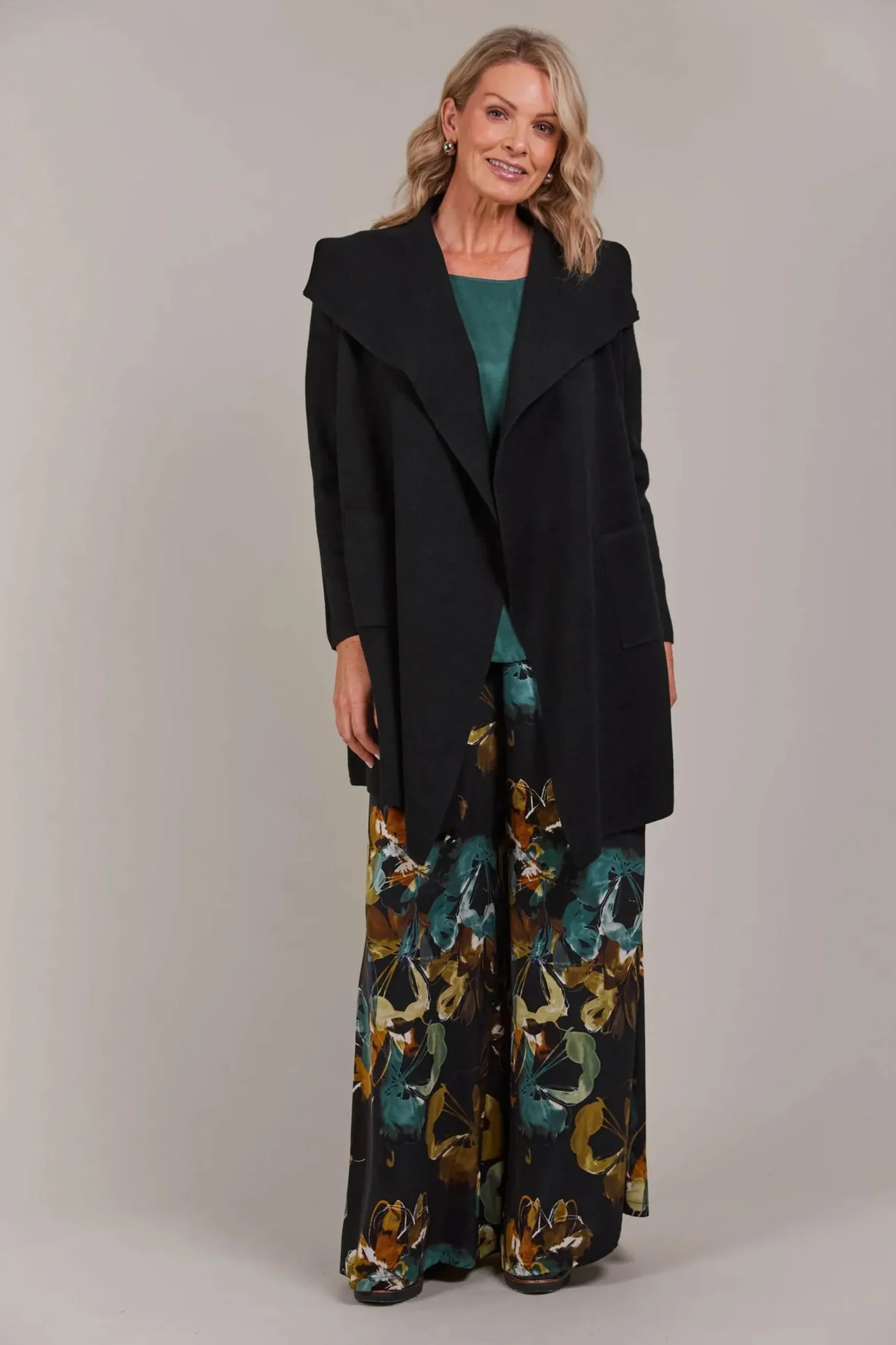 EB&IVE Palmer Relaxed Cardigan BLACK