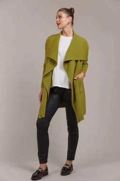 EB&IVE Palmer Relaxed Cardigan CHARTREUSE