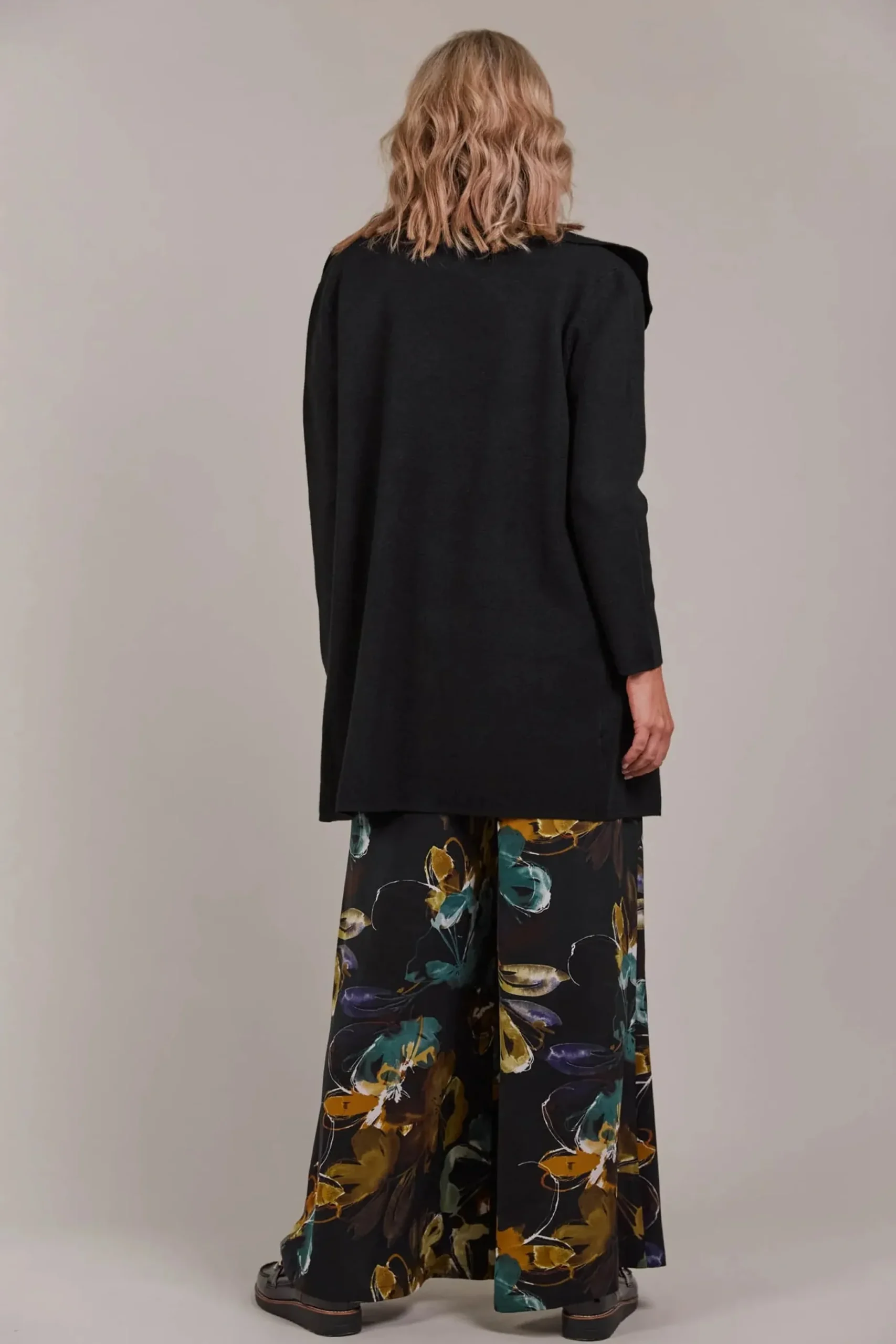 EB&IVE Palmer Relaxed Cardigan BLACK