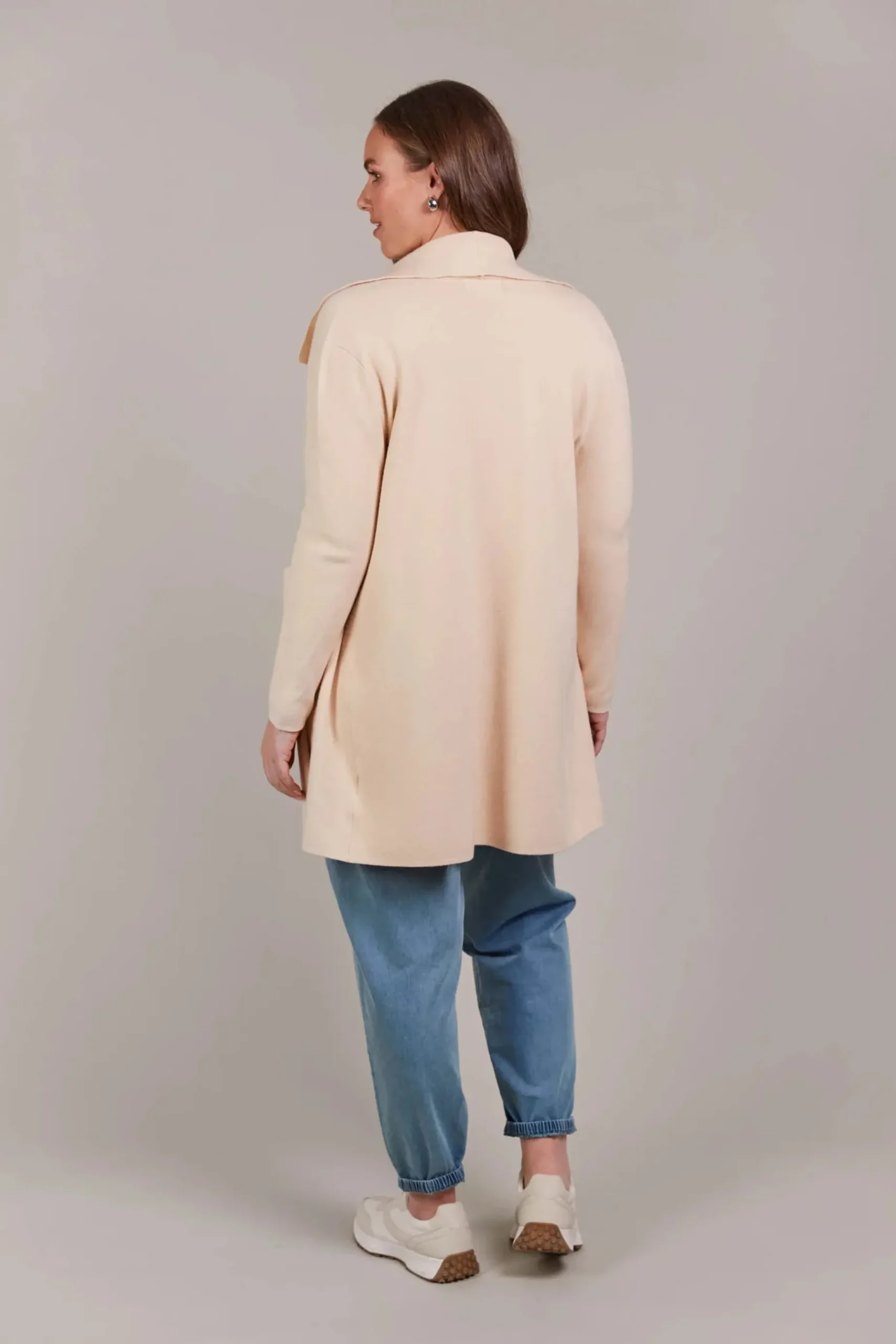 EB&IVE Palmer Relaxed Cardigan ECRU
