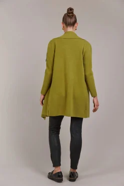EB&IVE Palmer Relaxed Cardigan CHARTREUSE