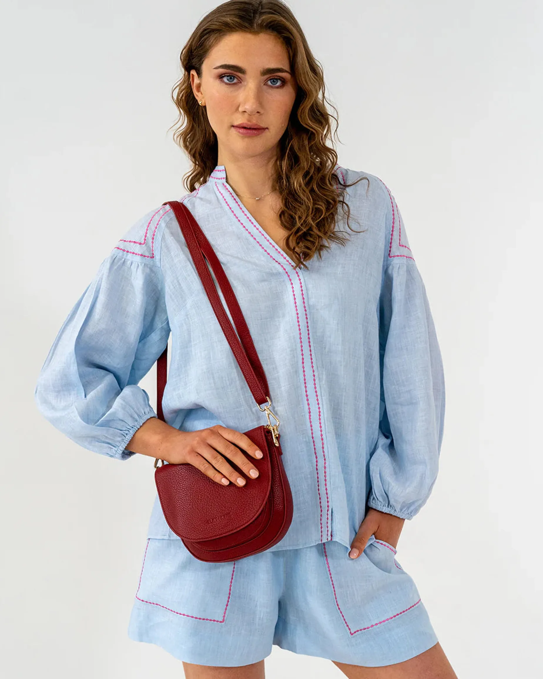 ELMS + KING Salerno Petite BURGUNDY