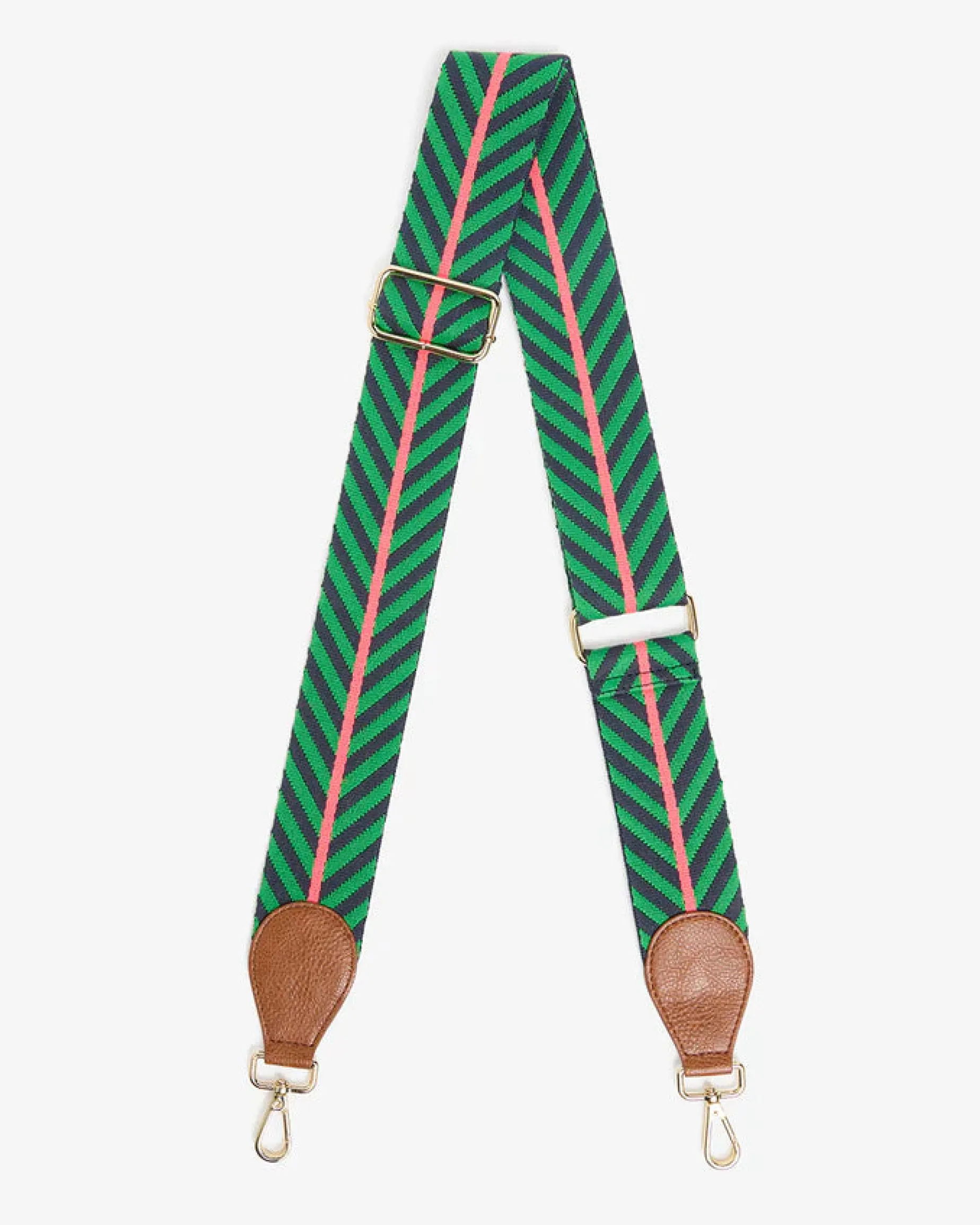 Elms & King Accent Strap GREEN/NAVY