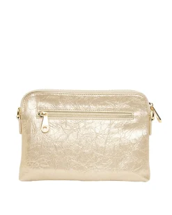 Elms & King Bowery Wallet GOLD CRINKLE