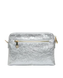 Elms & King Bowery Wallet SILVER CRINKLE