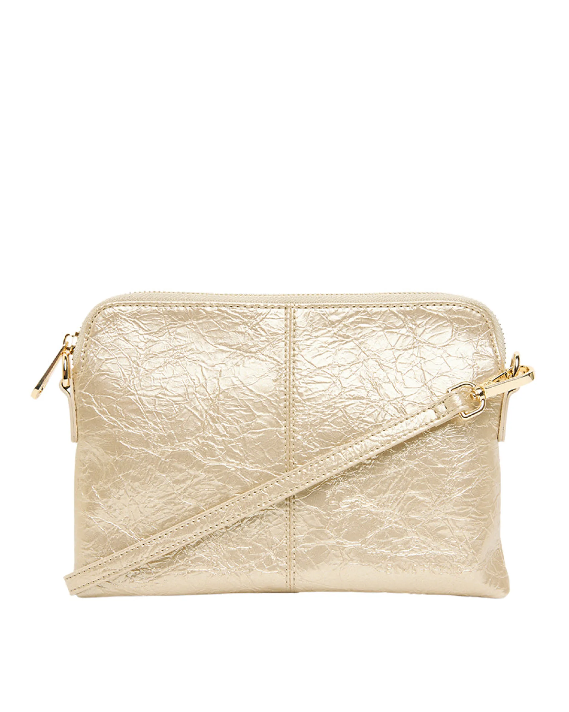 Elms & King Bowery Wallet GOLD CRINKLE