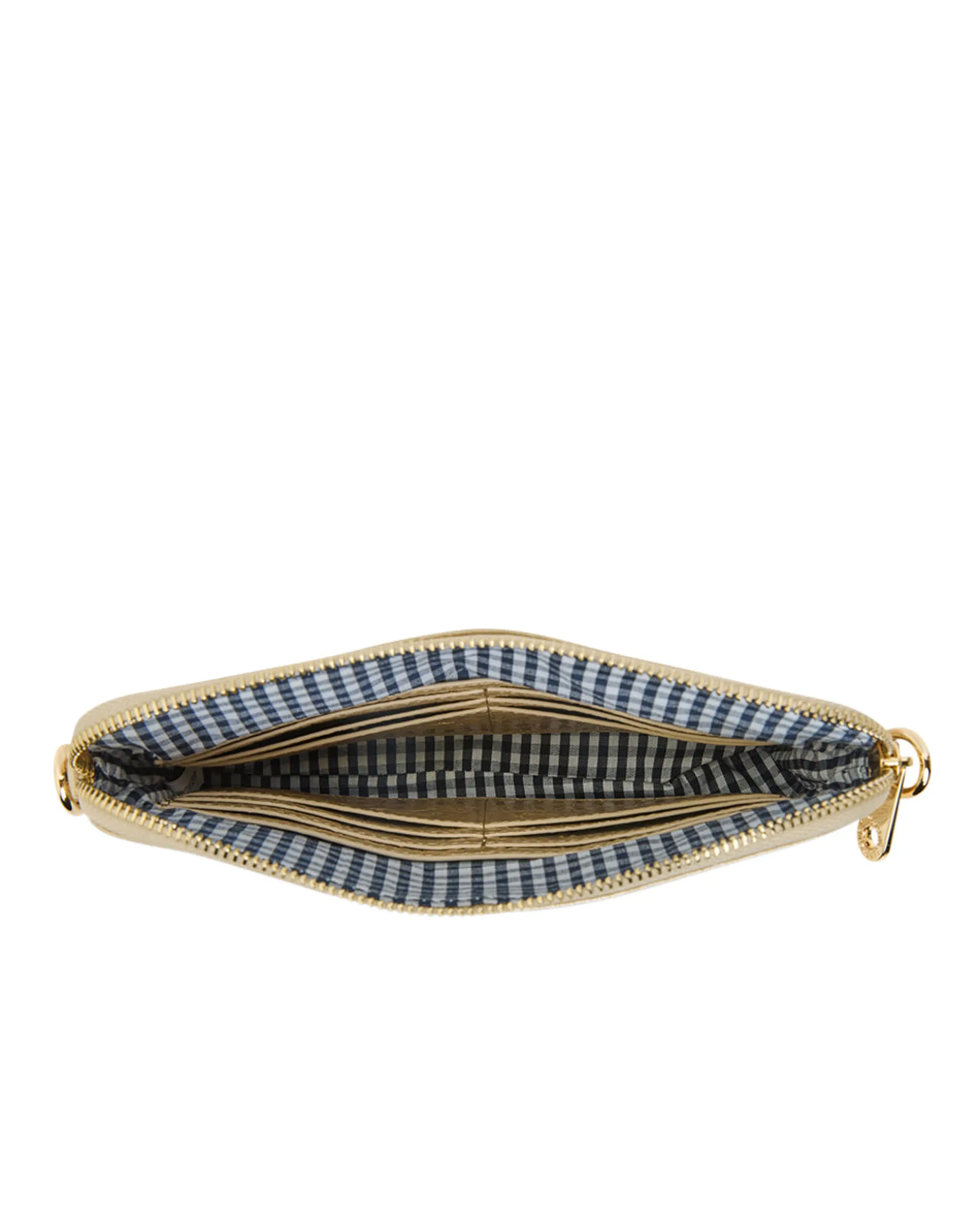 Elms & King Bowery Wallet GOLD CRINKLE