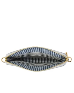 Elms & King Bowery Wallet SILVER CRINKLE