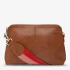 ELMS & KING Large Burbank Crossbody TAN PEBBLE
