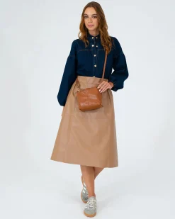 ELMS & KING Linton Crossbody TAN PEBBLE