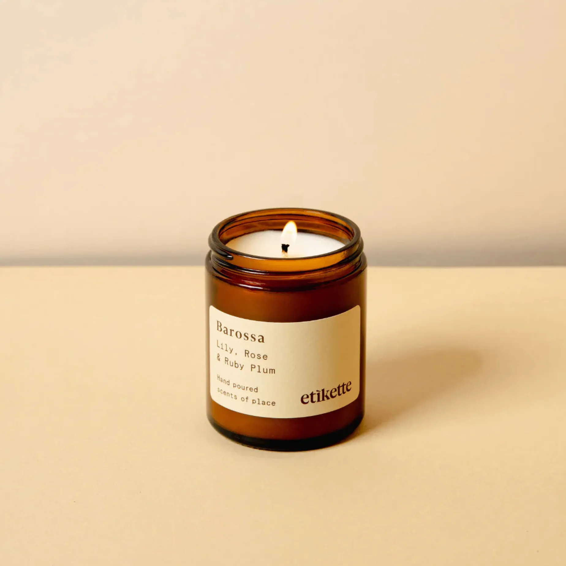 ETIKETTE Single Wick Candle BAROSSA