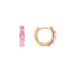 FAIRLEY Crystal Huggies PINK OPAL