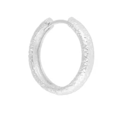 FAIRLEY Maxi Hoops ANTIQUE SILVER