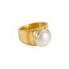 FAIRLEY Pearl Dome Ring