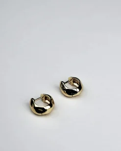F+H Hammered Huggies GOLD