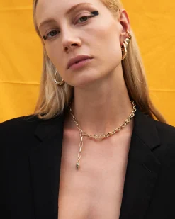 F+H Juxtapose Necklace GOLD
