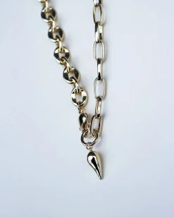 F+H Juxtapose Necklace GOLD