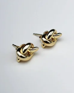 F+H Knot Studs GOLD