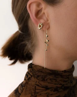 F+H Knot Studs GOLD