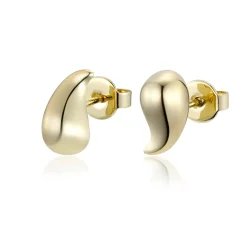 F+H Teardrop Stud 11mm Large GOLD