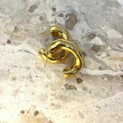 Fire Hoop Earring GOLD