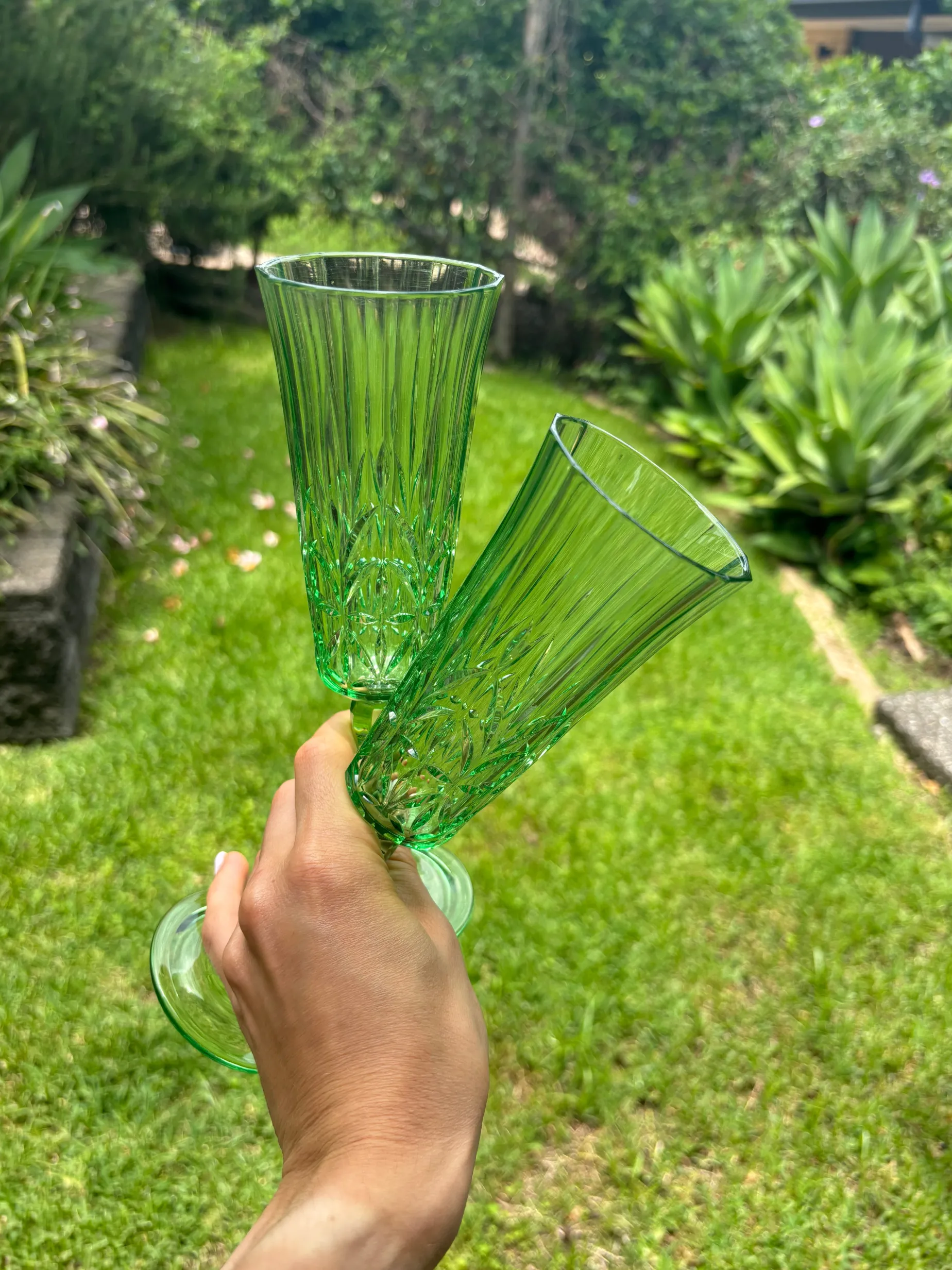 FLAIR Acrylic Flute JADE GREEN