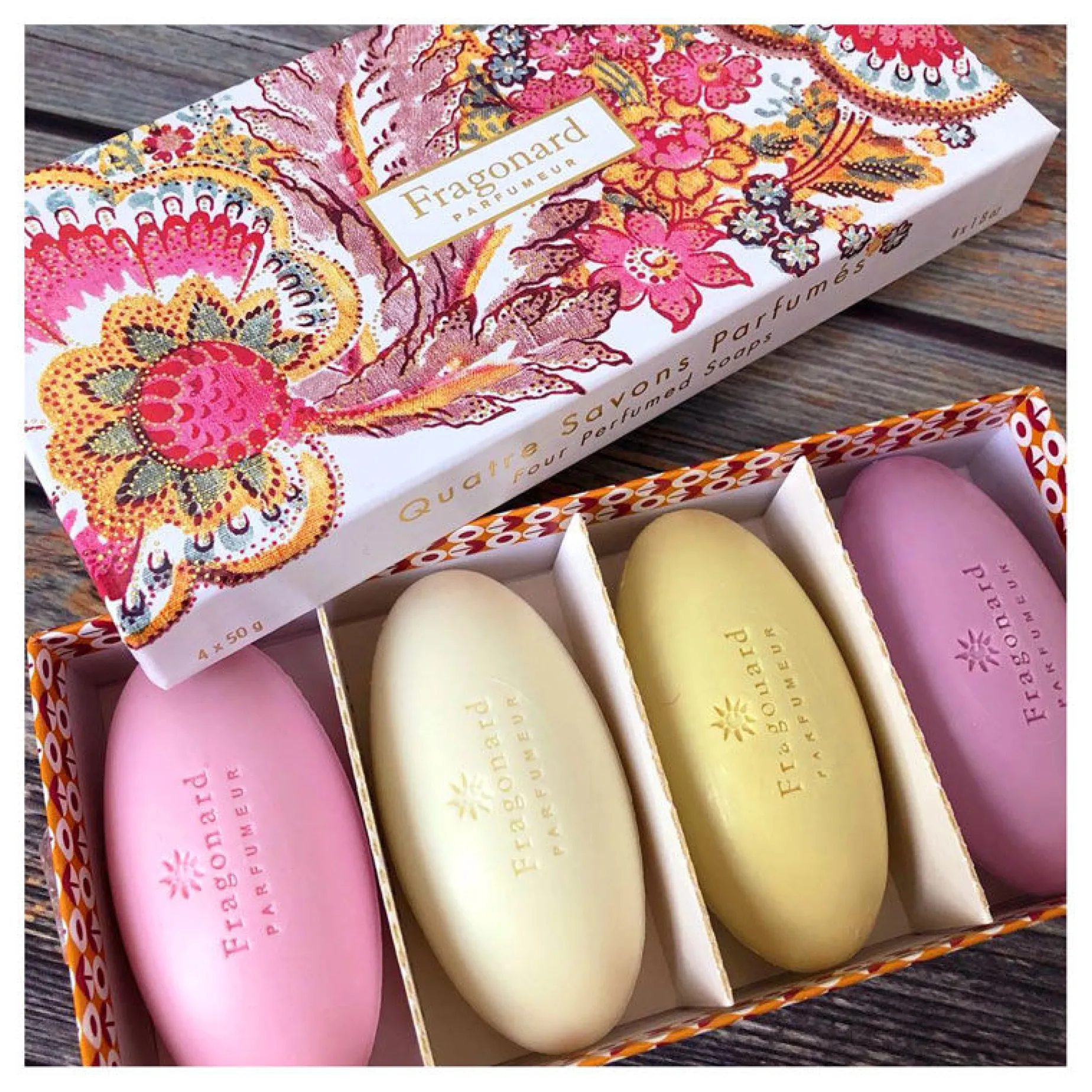 FRAGONARD Gift Box Pebble Soap FLOWER