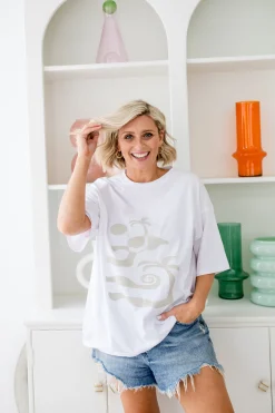 franklythelabel 'Palm' Oversized Tee