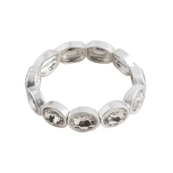 Gem Stretch Bracelet SILVER
