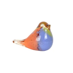 Glass Bird ORANGE + YELLOW