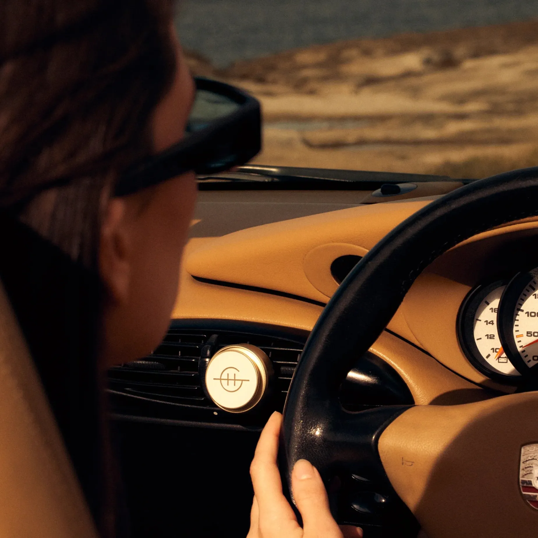 Glasshouse Fragrances Gold Car Diffuser TAHAA AFFAIR