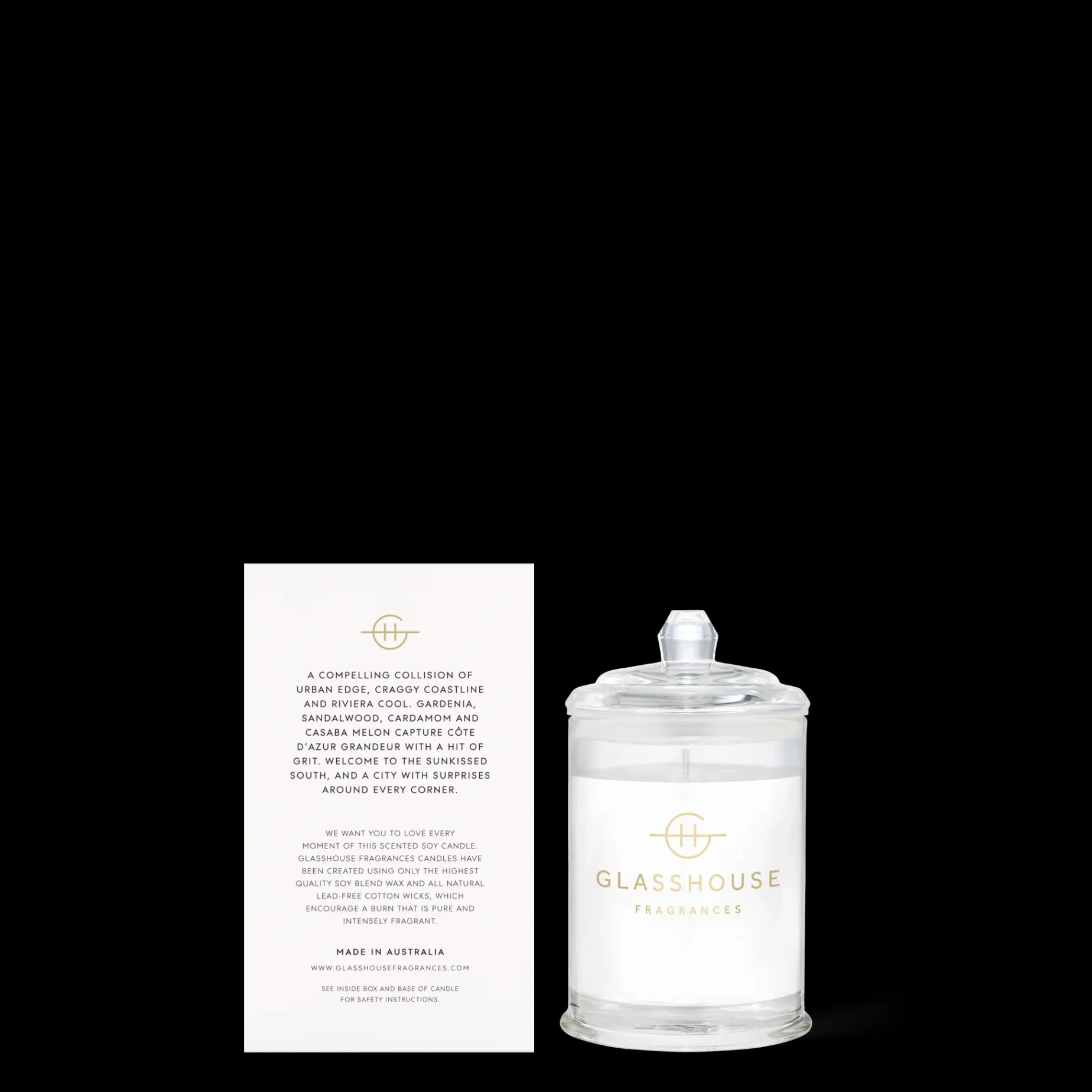 GLASSHOUSE 60g Candle MARSEILLE MEMOIR