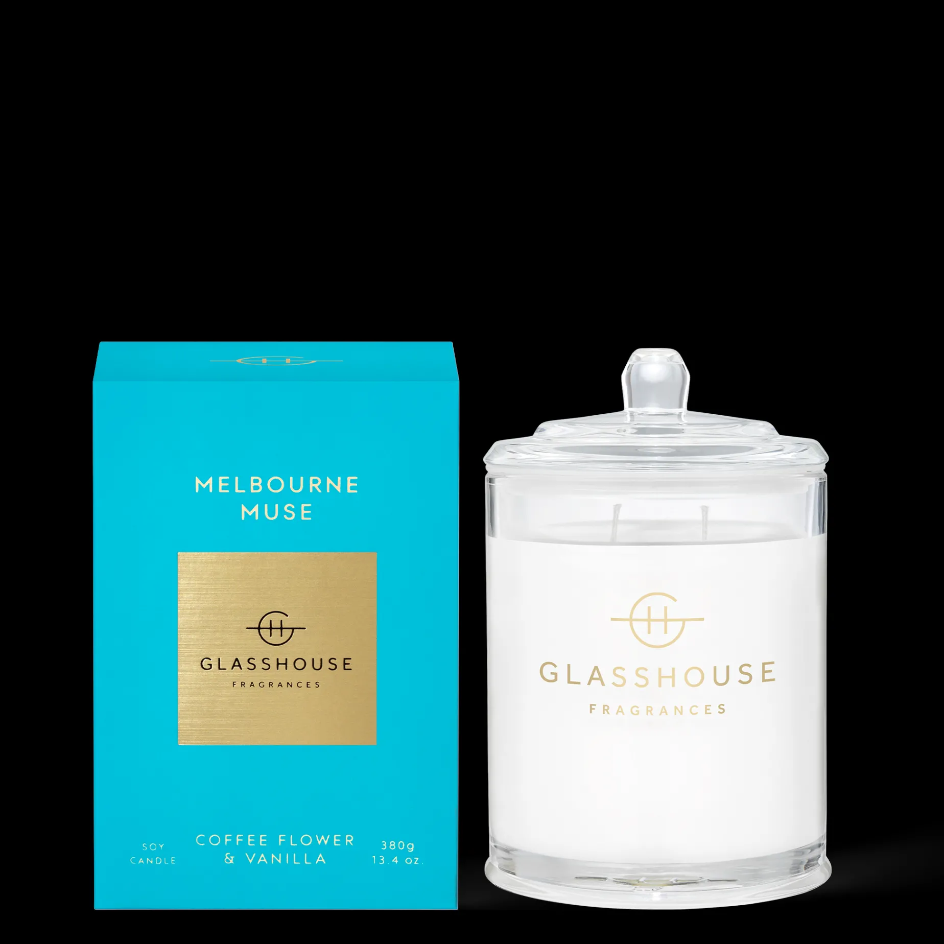 GLASSHOUSE 380g Candle MELBOURNE MUSE
