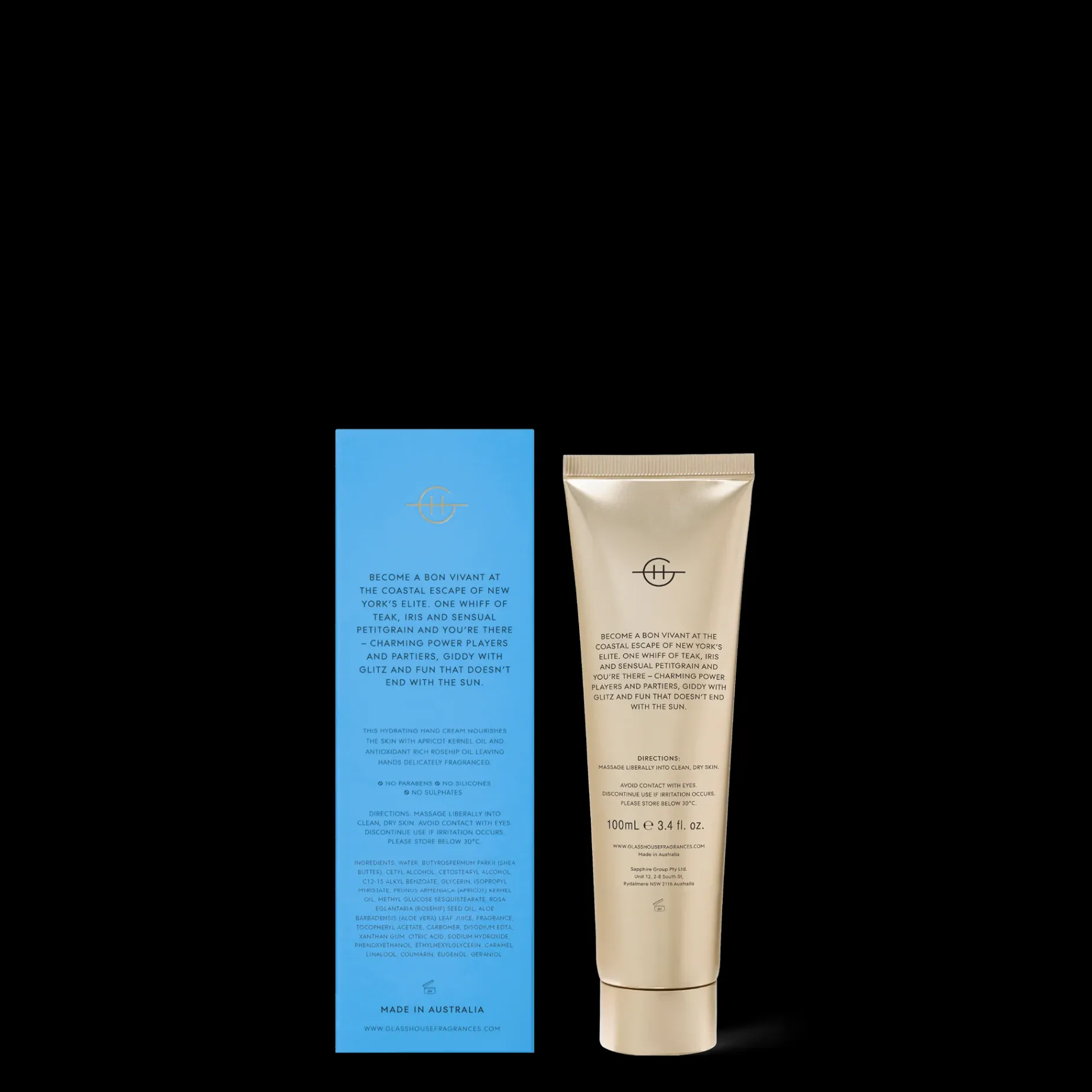 GLASSHOUSE Hand Cream THE HAMPTONS