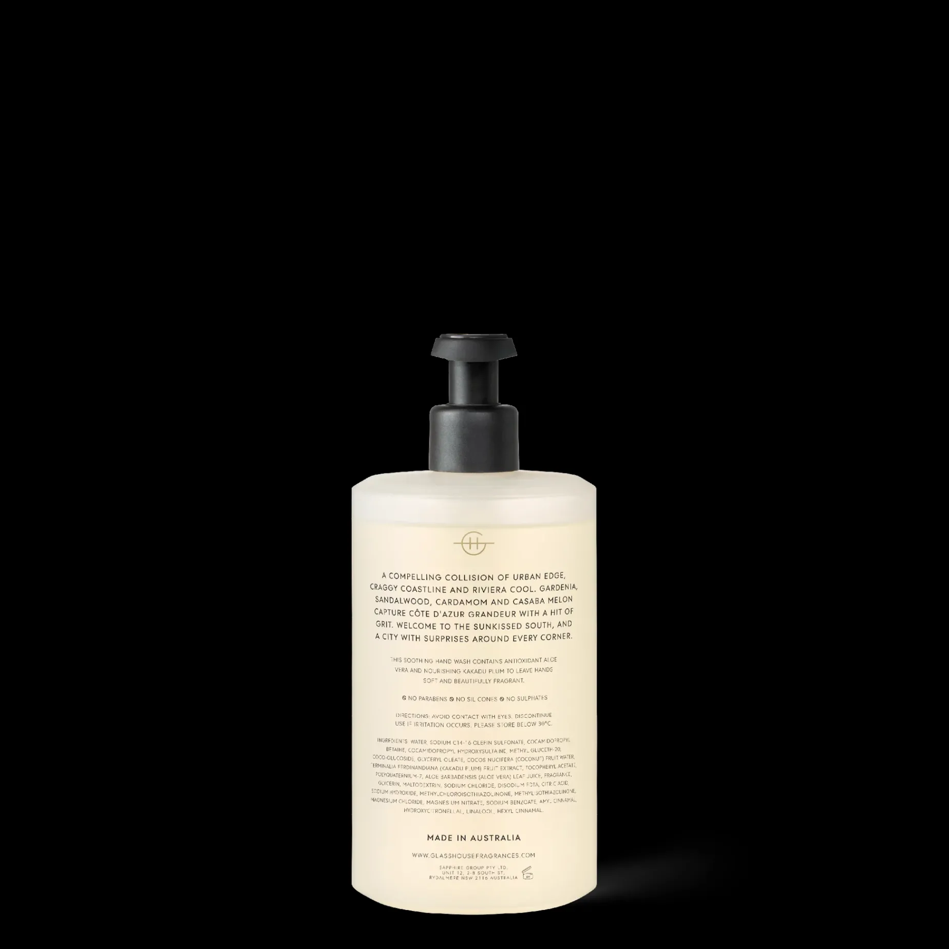 GLASSHOUSE Hand Wash MARSEILLE MEMOIR