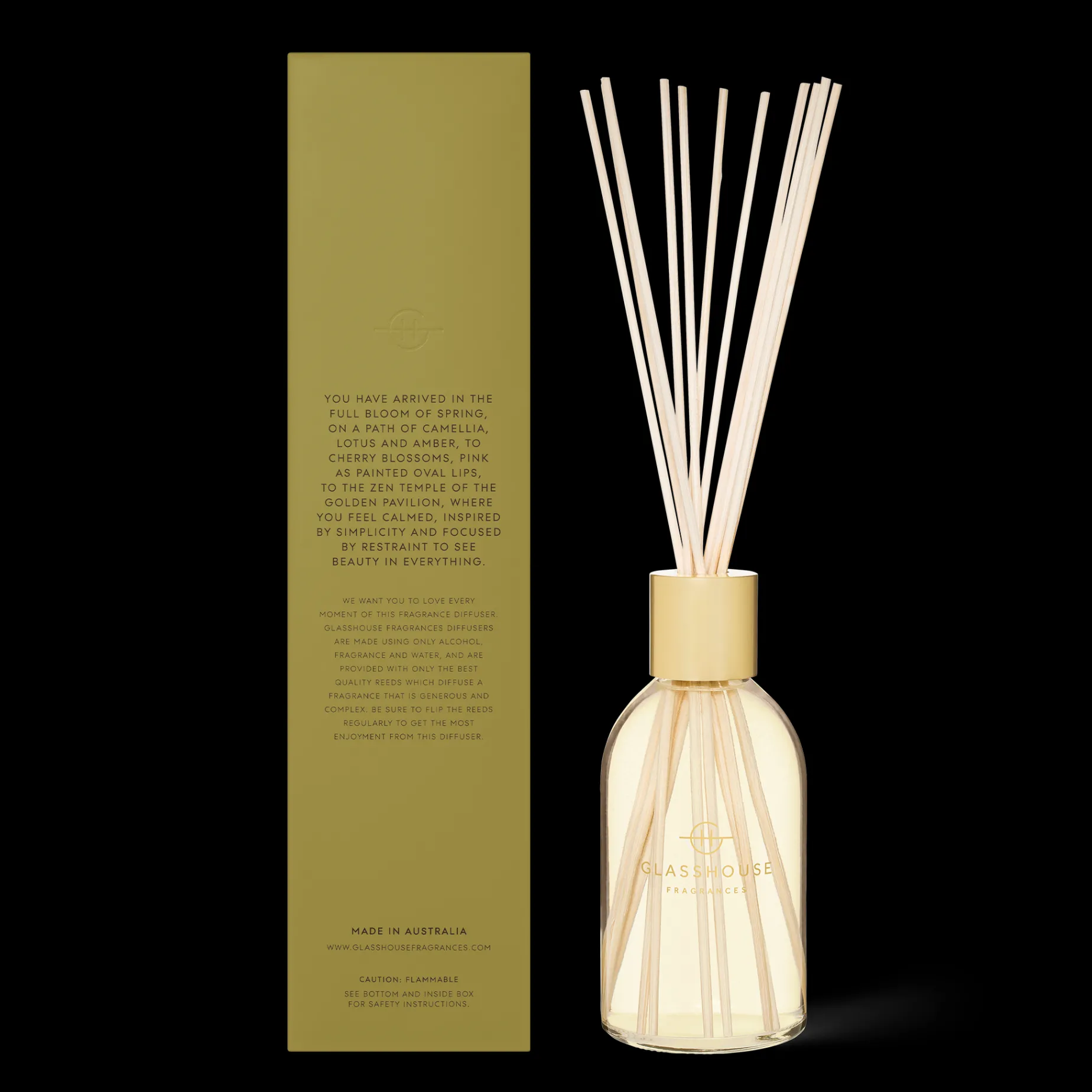 GLASSHOUSE 250ml Diffuser KYOTO IN BLOOM