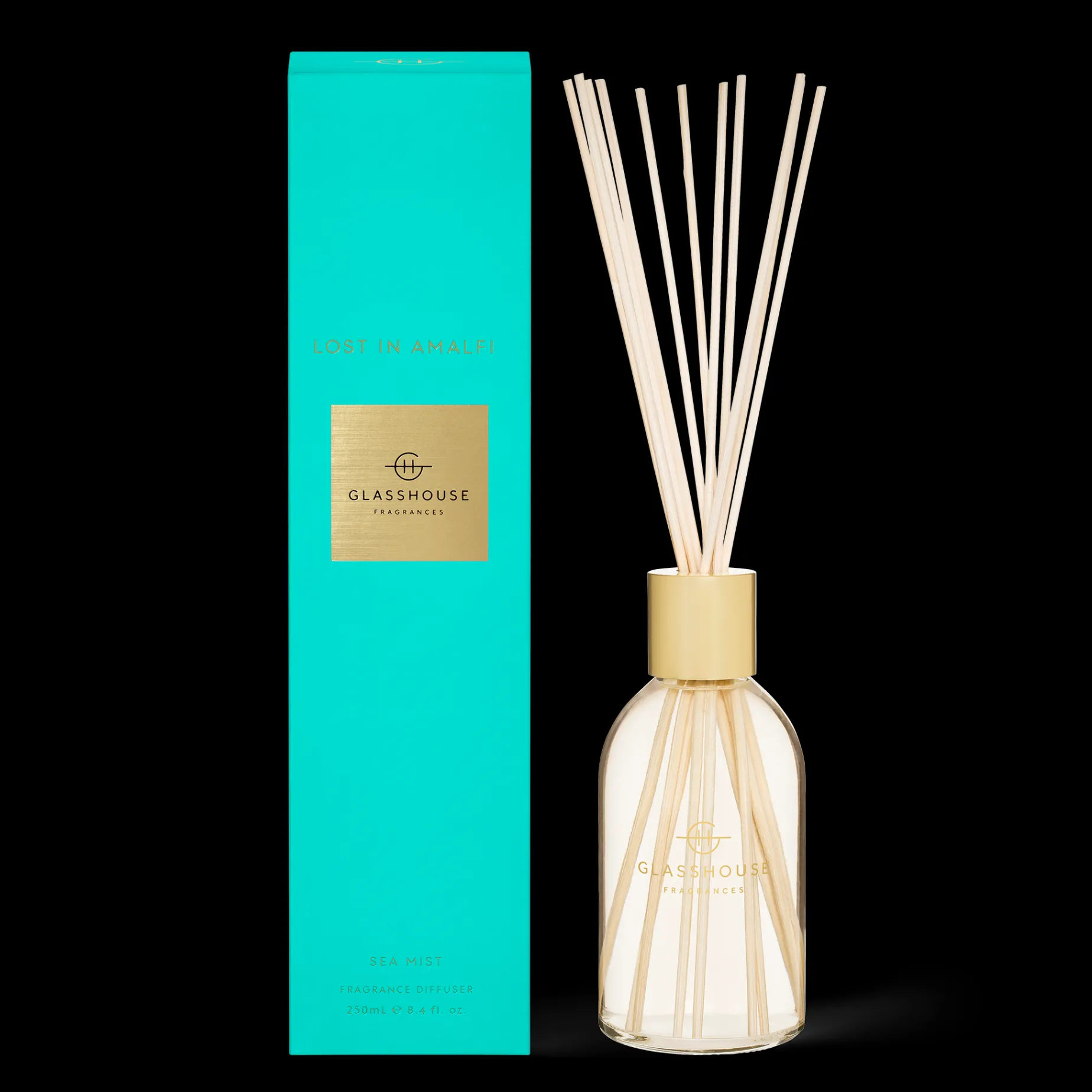 GLASSHOUSE 250ml Diffuser LOST IN AMALFI