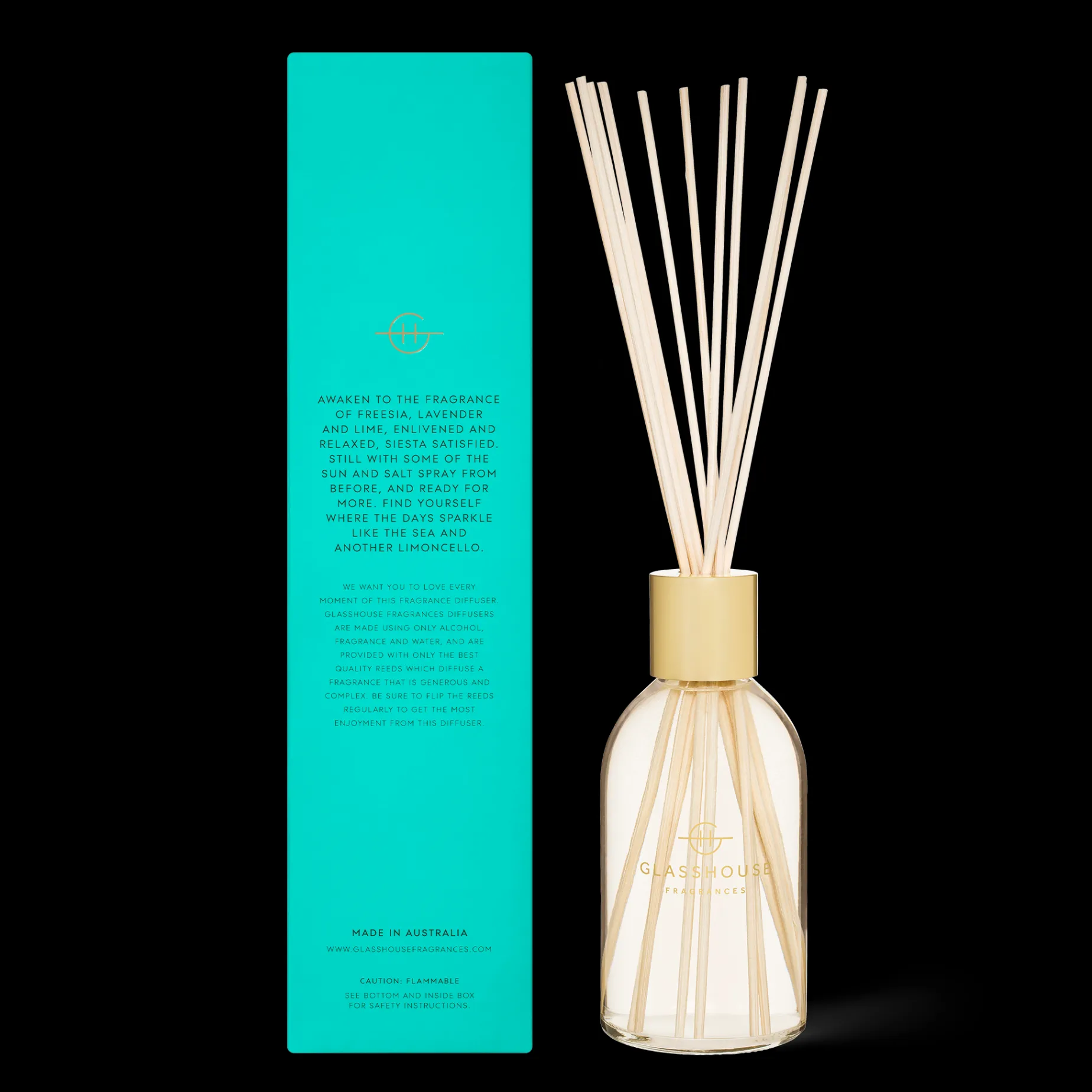 GLASSHOUSE 250ml Diffuser LOST IN AMALFI