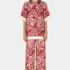 HANSEN & GRETAL Zinnia Shirt SCARLET GARDEN