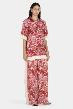 HANSEN & GRETAL Zinnia Shirt SCARLET GARDEN