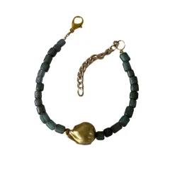 HEI TAI Baroque Bracelet GOLD PEARL