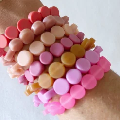 HEI TAI Flat Resin Bead Bracelet