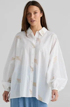 HOLIDAY Cliffside Shirt WHITE SHELL
