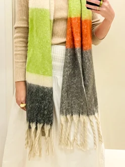 HOLIDAY Hunter Scarf LIME + ORANGE