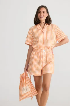 HOLIDAY Stay in Bed Pyjama Set ORANGE