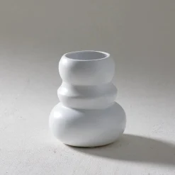 INDIGO23 Klein Vase Small WHITE