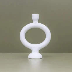 INDIGO23 Thea Candlestand Large WHITE